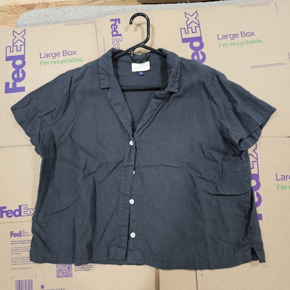 Charcoal Gray Top